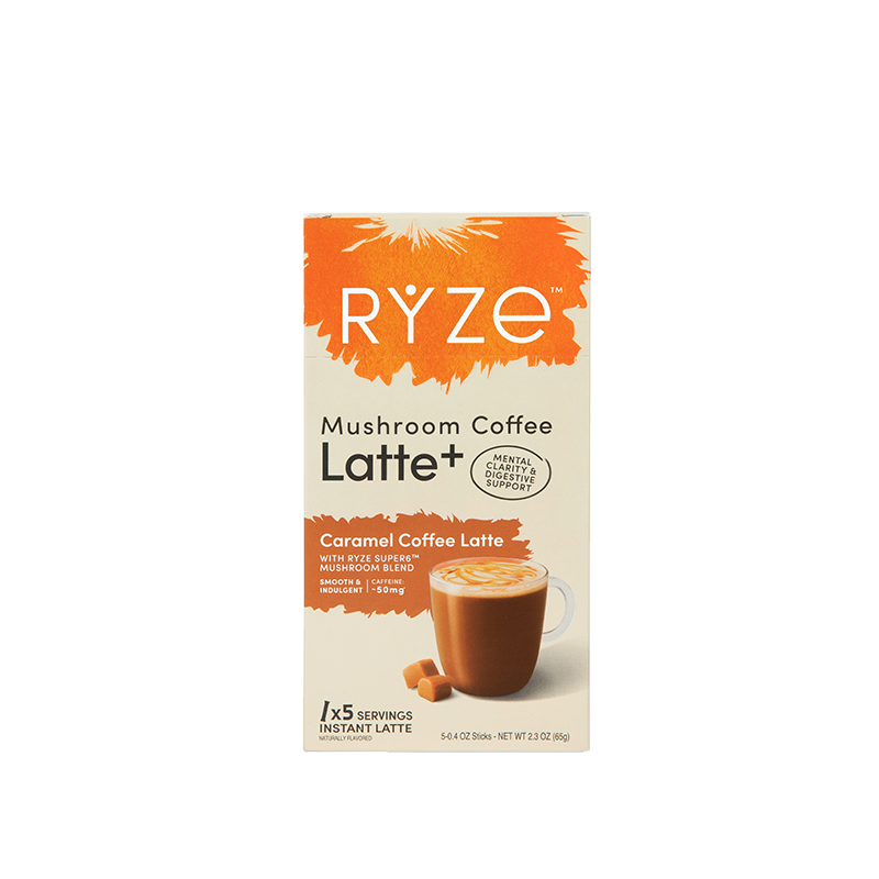 Caramel Coffee Latte Carton - Clean Style