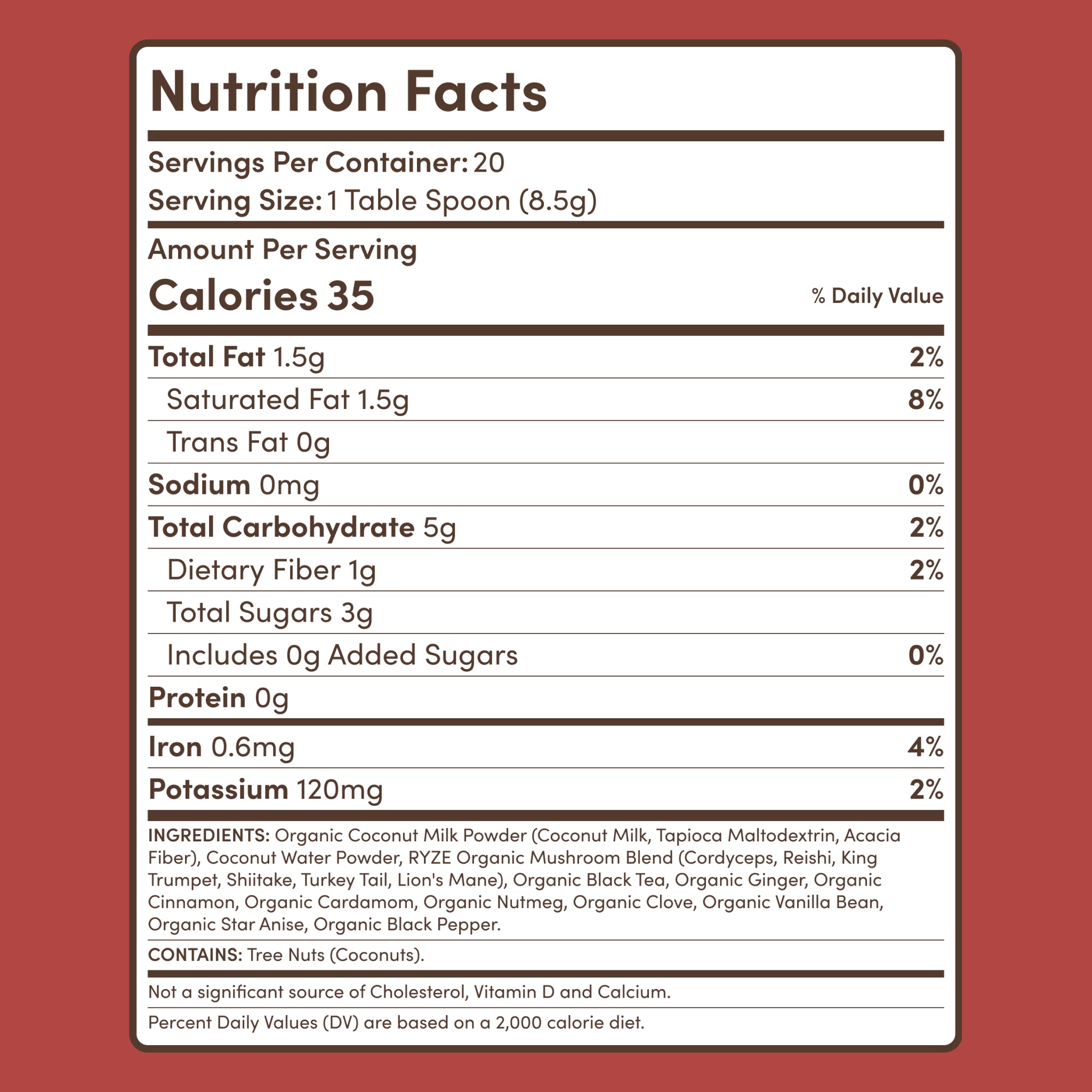 Chai (20 Servings) - Ready Carry