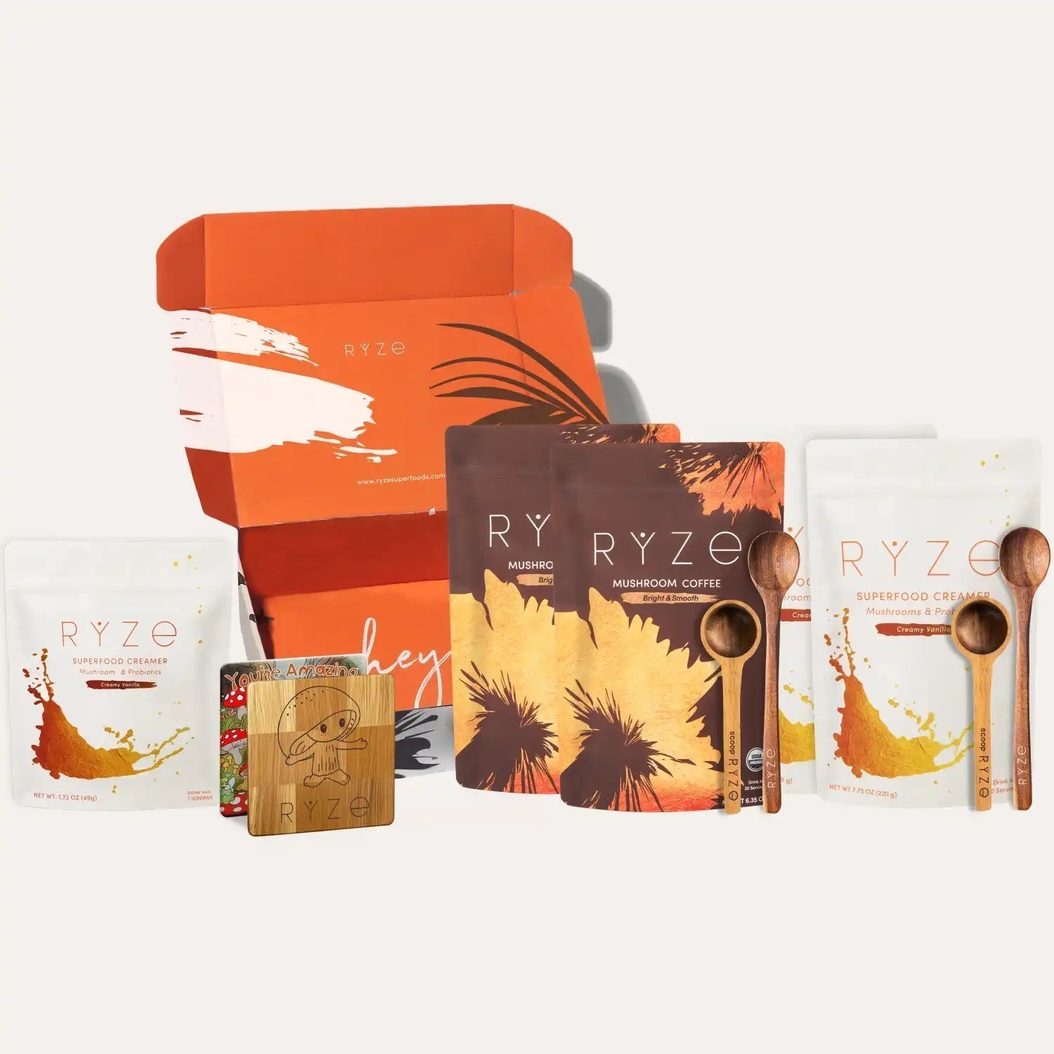 RYZE Lovers Gift Set (2 Coffees + 2 Creamers) - Home Choice