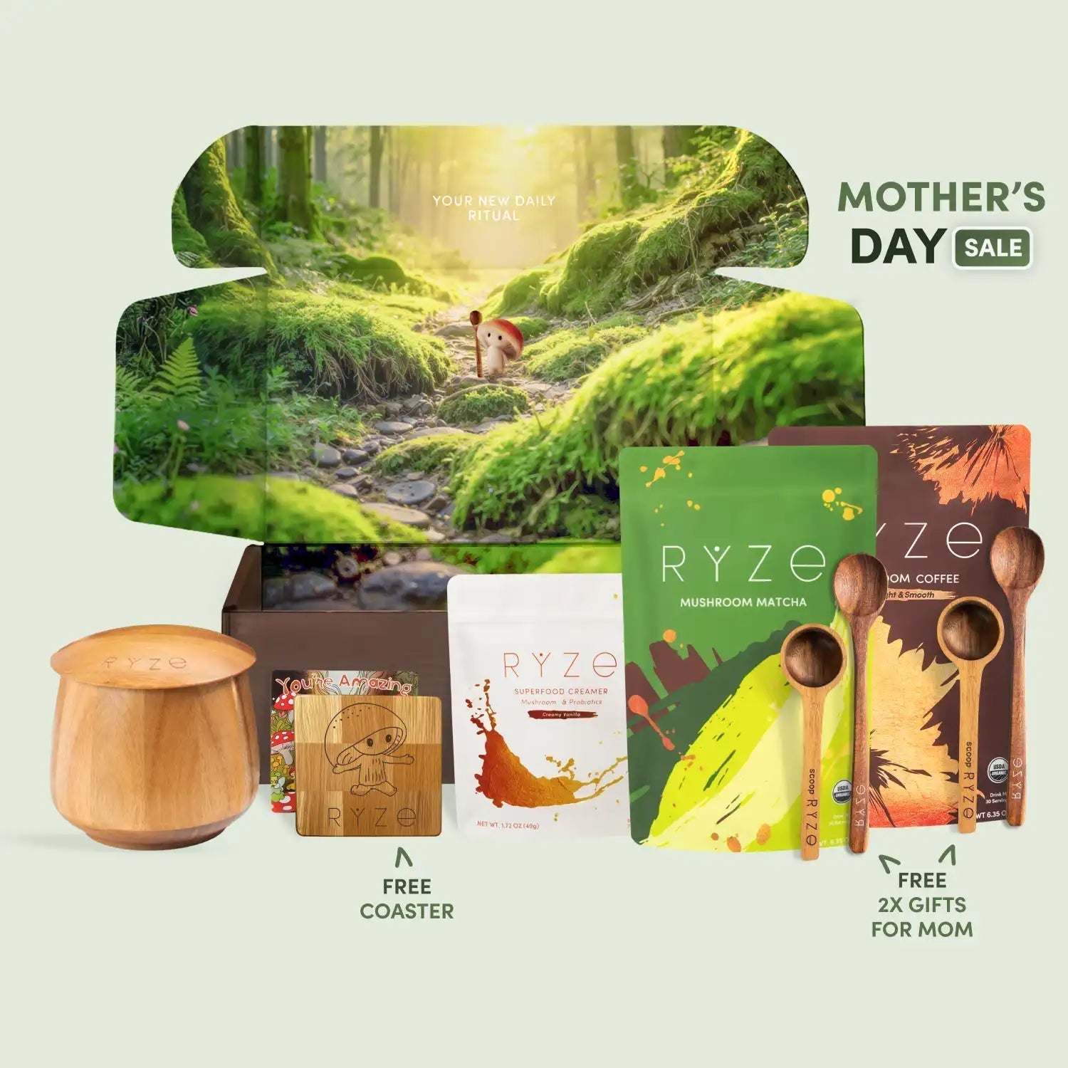 RYZE Ritual Set (Matcha + Coffee) - Clean Bundle