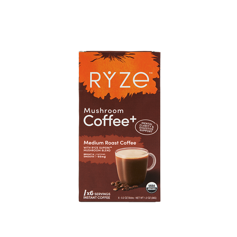 Medium Roast Mushroom Coffee Carton - Fresh Style