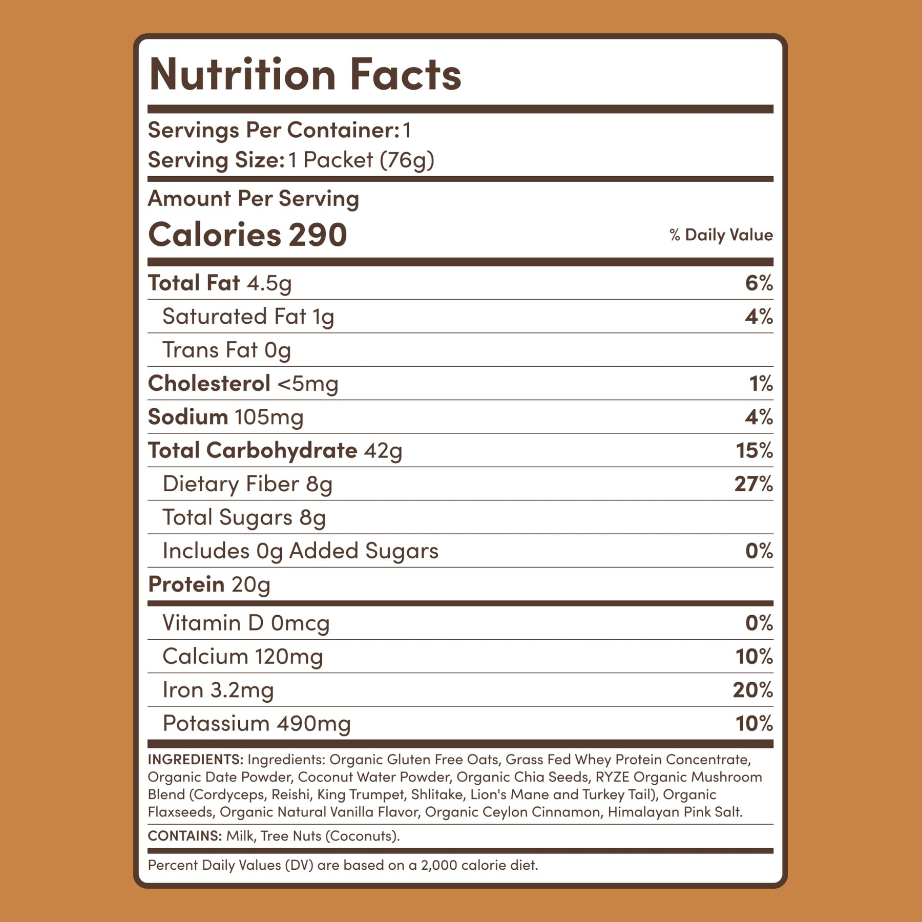 Oats (14 Servings) - Easy Stow