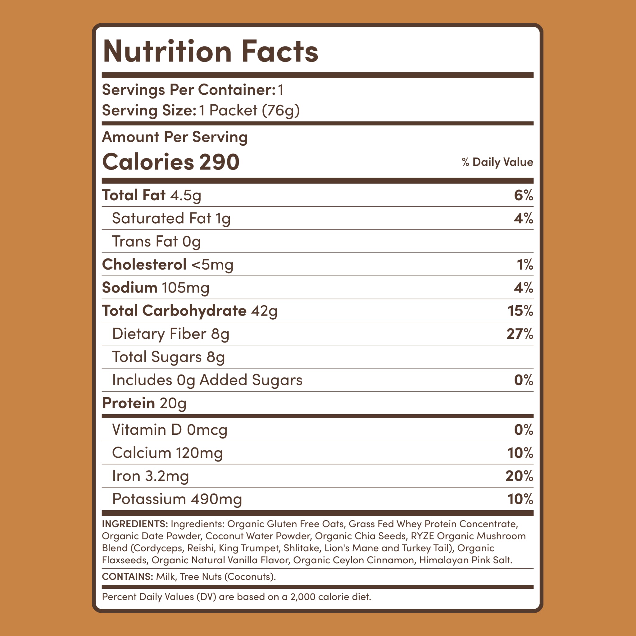 Oats (14 Servings) - Easy Stow