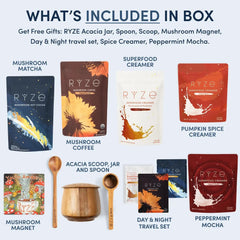 RYZE Ritual Set: Cocoa + Coffee - Essential Set