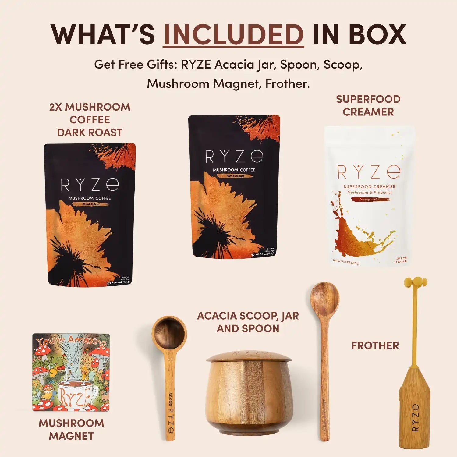 Mushroom Coffee Ritual Set - Weekend Pair