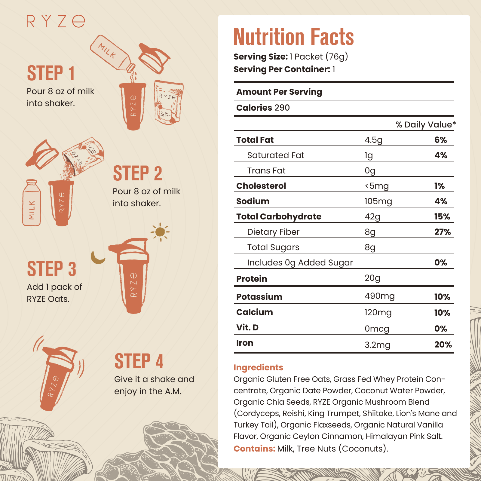 Oats Pack (14 Servings) - Active Ready