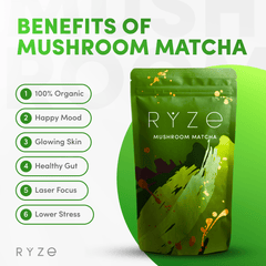 RYZE Organic Matcha Starter Kit (60 servings) - Gift Ready
